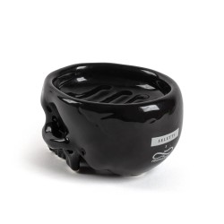 SELETTI PROPAGANDA - Portasaponetta BRAINWASH in Porcellana Nero