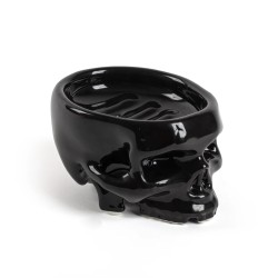 SELETTI PROPAGANDA - Portasaponetta BRAINWASH in Porcellana Nero