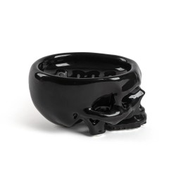 SELETTI PROPAGANDA - Portasaponetta BRAINWASH in Porcellana Nero