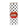 SELETTI TOILETPAPER HOME - Vaso di Vetro Cilindrico Pois "Shit"