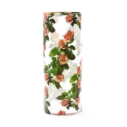 SELETTI TOILETPAPER HOME - Vaso di Vetro Cilindrico Rose
