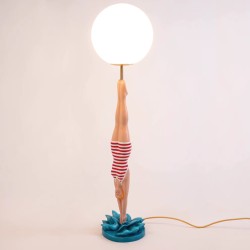 SELETTI Lampada LED Lady Diver Rossa