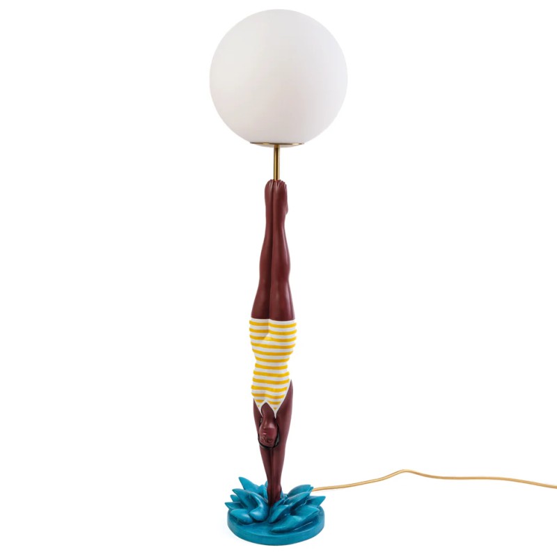 SELETTI Lampada LED Lady Diver Giallo