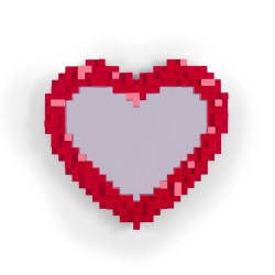SELETTI Specchio Pixel - Cuore