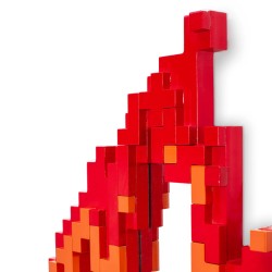 SELETTI Specchio Pixel - Fiamma