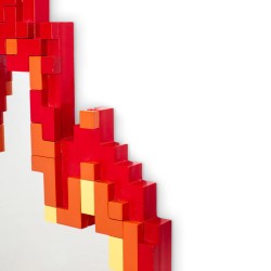 SELETTI Specchio Pixel - Fiamma