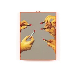 SELETTI WEARS TOILETPAPER - Specchio Medio Rossetti