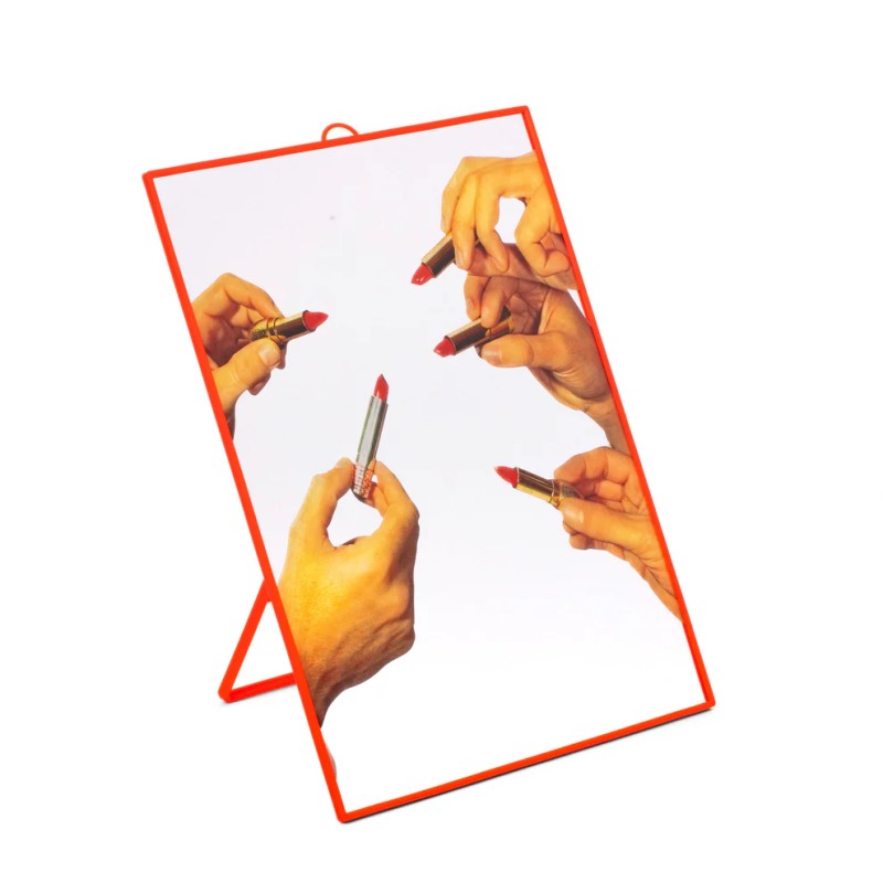 SELETTI WEARS TOILETPAPER - Specchio Medio Rossetti