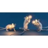 SELETTI Mouse Lamp Bianco Steso