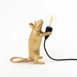 SELETTI Mouse Lamp Dorato...