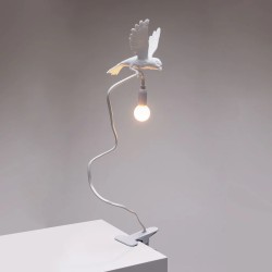 SELETTI Lampada "Sparrow" con Morsetto - Atterraggio