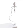 SELETTI Lampada "Sparrow" con Morsetto - Atterraggio