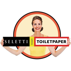 SELETTI TOILETPAPER - Taccuino Grande "Due di Picche"
