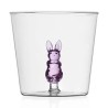 ICHENDORF ANIMAL FARM - Bicchiere con Coniglio Rosa