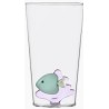 ICHENDORF MARINE GARDEN - Bicchiere Longdrink con Pesce Verde e Alga Rosa