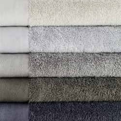 BLOMUS RIVA - Set di Due Asciugamani Ospiti Misura 50x30 NERO