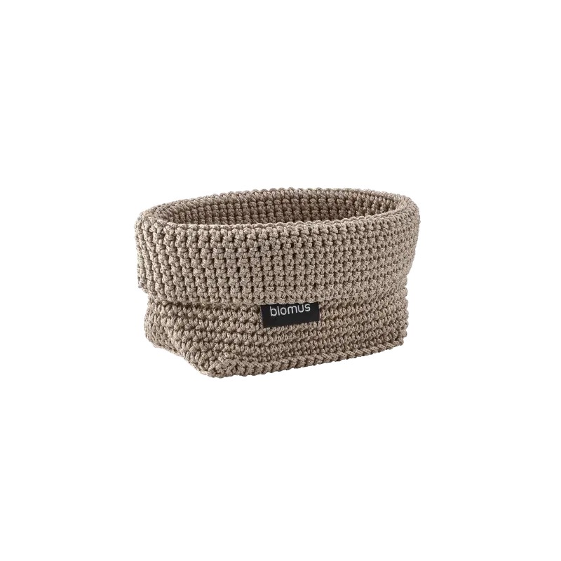 BLOMUS TELA - Cestino all'Uncinetto Taglia M BARK