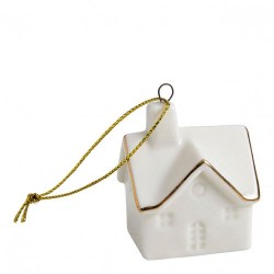 MATHILDE CREATIONS - Set di Tre Casette Sospese in Ceramica