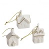 MATHILDE CREATIONS - Set di Tre Casette Sospese in Ceramica