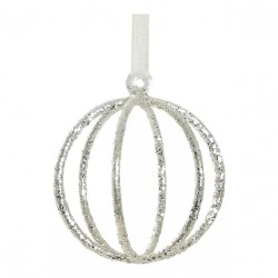 MATHILDE CREATIONS - Set di Tre Sfere Glitterate