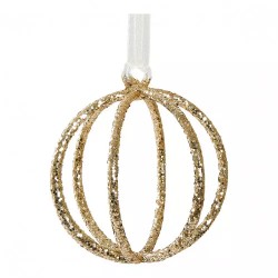 MATHILDE CREATIONS - Set di Tre Sfere Glitterate