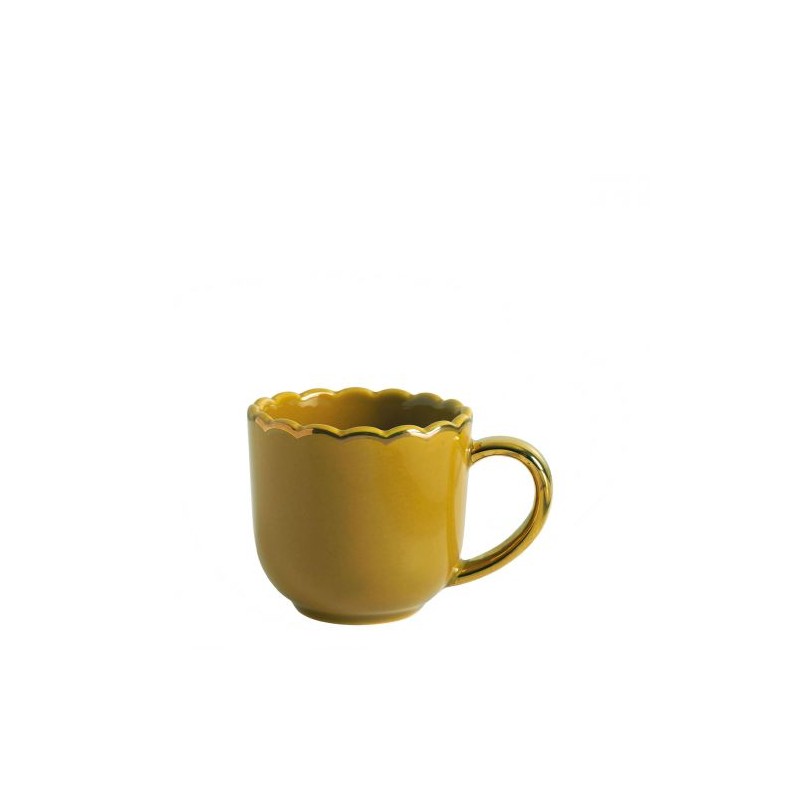 MATHILDE CREATIONS - Tazzina da Caffè MARGUERITE Senape