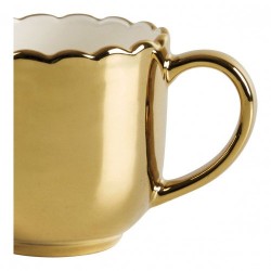 MATHILDE CREATIONS - Tazzina da Caffè MARGUERITE Dorata