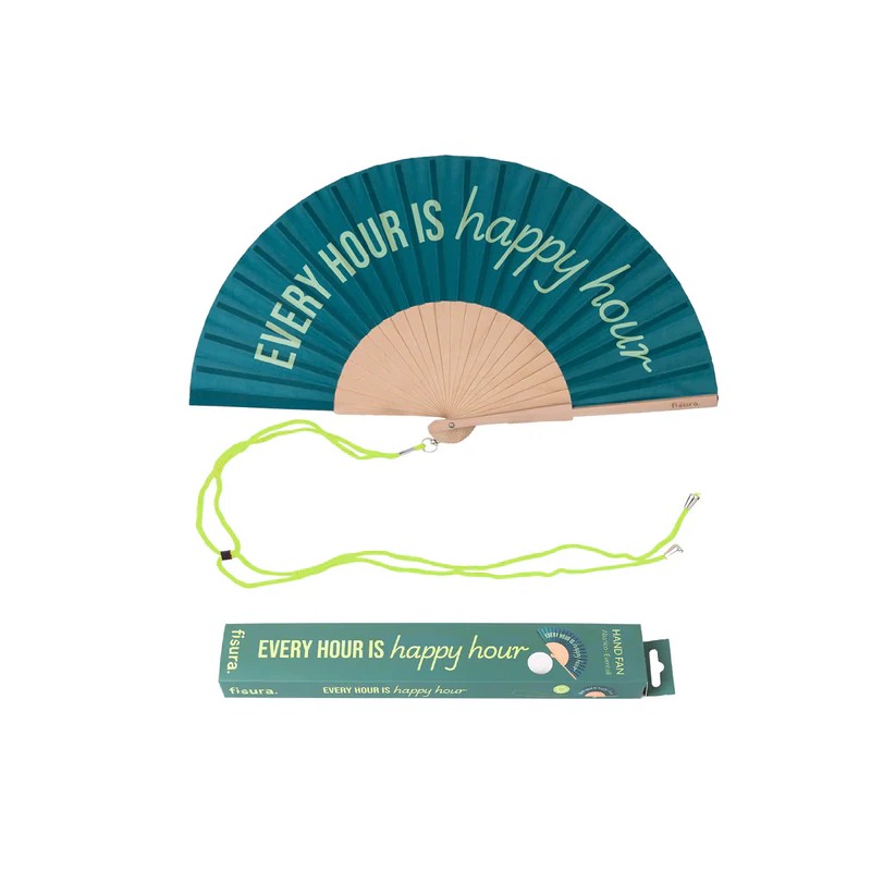 FISURA - Ventaglio "Every Hour Is Happy Hour" VERDE