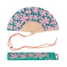 FISURA - Ventaglio con Fiori ROSA E VERDE