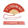 FISURA - Ventaglio "It's Fucking Hot" ROSSO