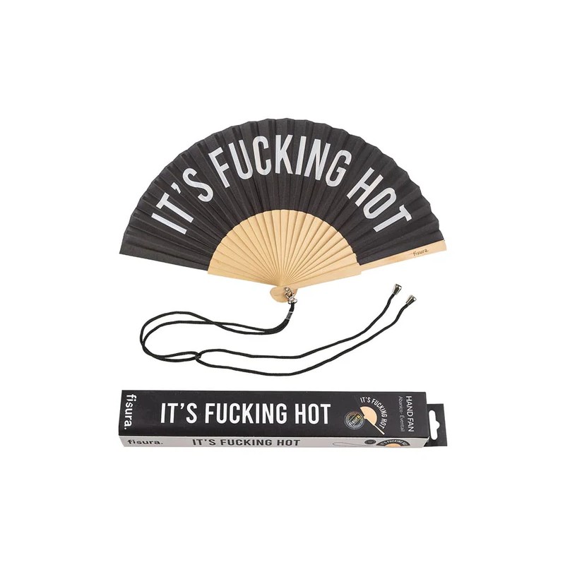 FISURA - Ventaglio "Fucking Hot" NERO