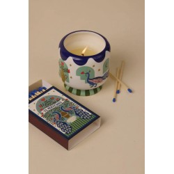 PADDYWAX ADOPO "PEACOCK" - Candela in Ceramica