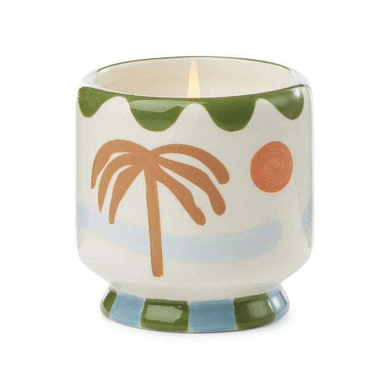 PADDYWAX ADOPO "PALM TREE" - Candela in Ceramica