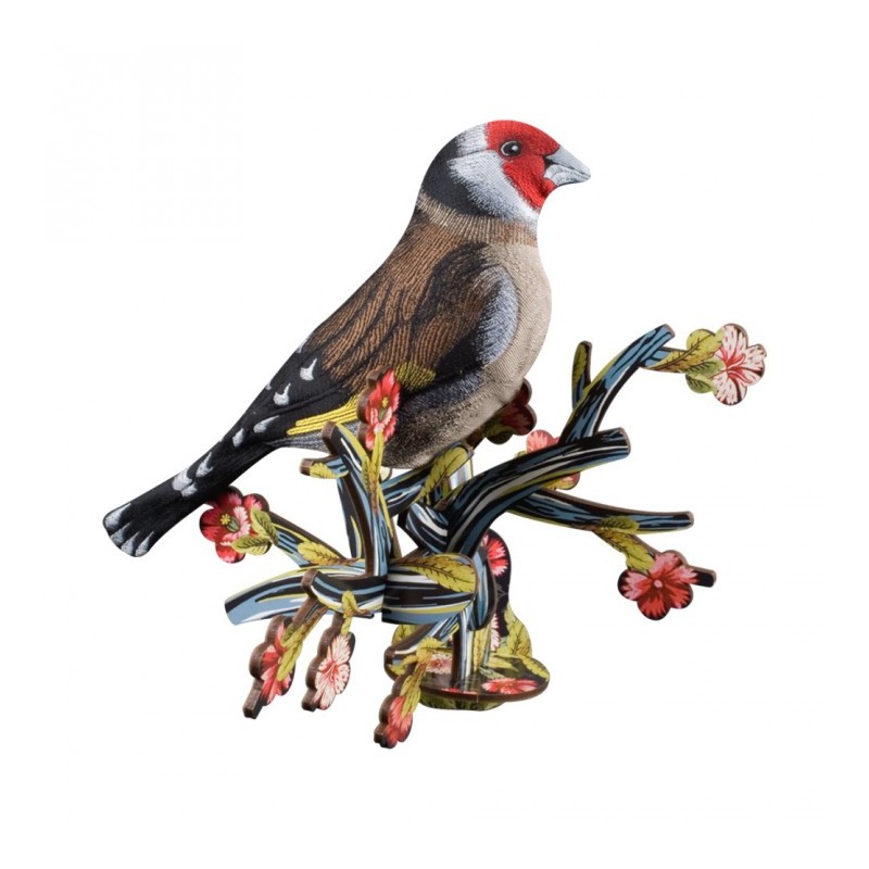 MIHO - UCCELLINO DECORATIVO "RED BARON"