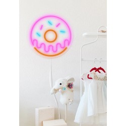 CANDY SHOCK - Insegna al neon "DONUT"