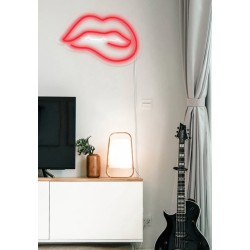 CANDY SHOCK - Insegna al neon "BITING LIPS"