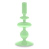 WD LIFESTYLE - Porta Candela in Vetro Borosilicato 20cm VERDE