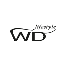 WD LIFESTYLE - Porta Candela in Vetro Borosilicato 25cm ROSSO
