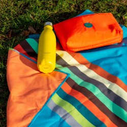 WD LIFESTYLE - Set Pochette Termica e Asciugamano ARANCIONE