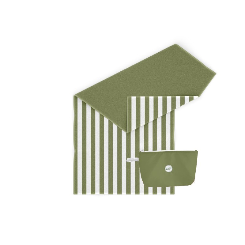 WD LIFESTYLE - Set Pochette Termica e Asciugamano VERDE