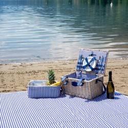 WD LIFESTYLE - Cestino da Picnic in Vimini BIANCO