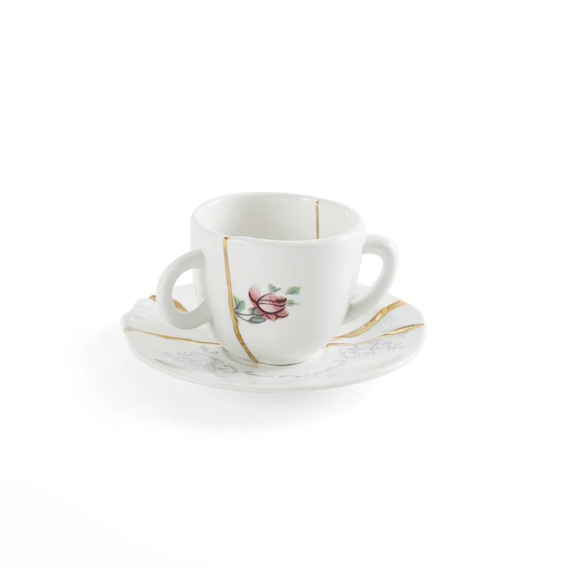 SELETTI KINTSUGI - Tazza da Caffè con Piattino 01