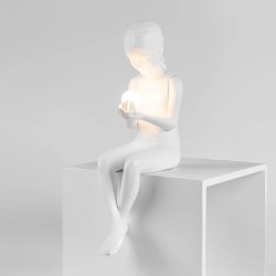 SELETTI Lampada "Innerglow Mini - GIRL" in Resina Dimmerabile