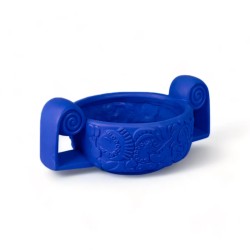 SELETTI MAGNA GRAECIA - Vaso Centrotavola in Terracotta BLU