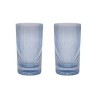 HERE'S HOW GLASSWARE - Bicchiere Highball "Stella" Blu