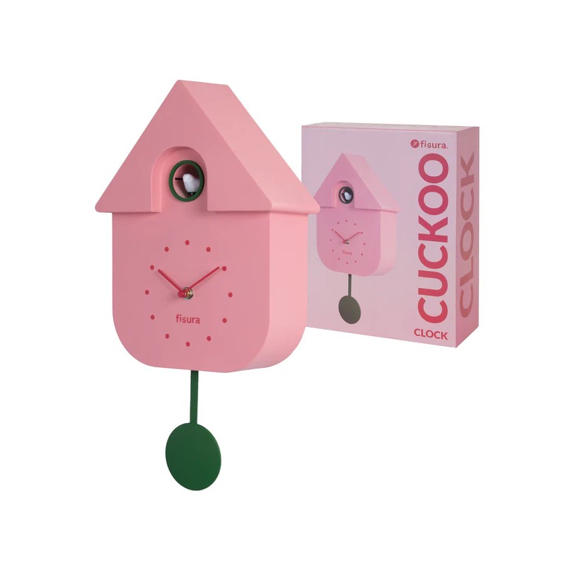 FISURA - Orologio a Cucù Rosa e Verde