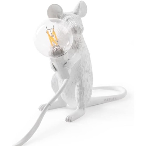 SELETTI Mouse Lamp Bianco...