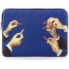 SELETTI TOILETPAPER - Borsa per Laptop Blu "Rossetti"