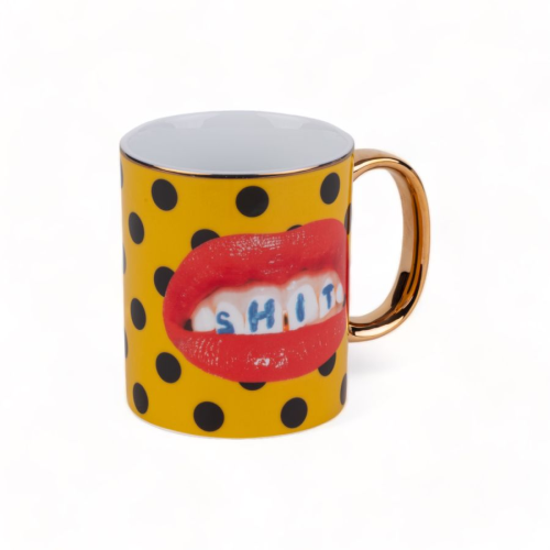 SELETTI TOILETPAPER HOME - Tazza di Porcellana "Shit"
