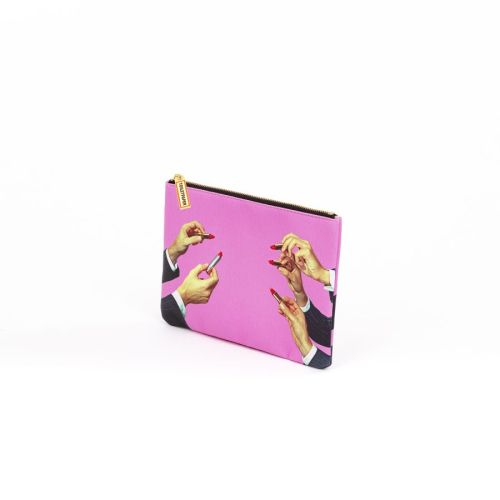 SELETTI TOILETPAPER - Pochette 21x15.5 Rosa "Rossetti"